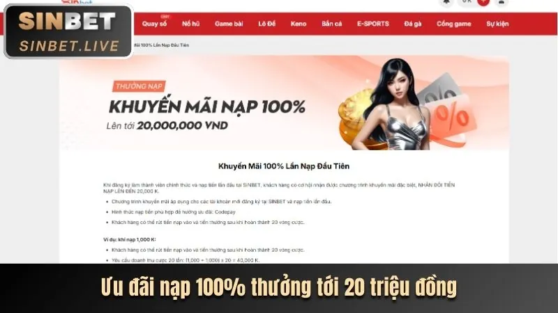 Khuyến mãi chào mừng thành viên mới vin7773